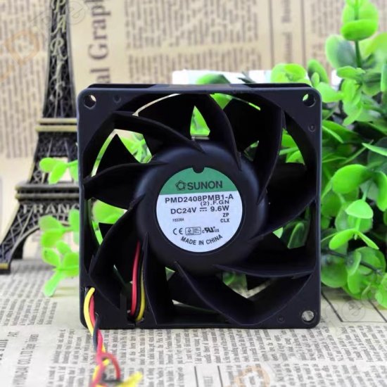 Original SUNON PMD2408PMB1-A Cooling Fan DC 24V 0.4A 3-wires PMD2408PMB1-A Fans