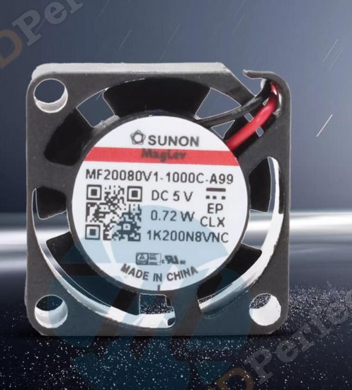 Original SUNON MF20080V1-1000C-A99 Cooling Fan DC 5V 0.72W 2-wires MF20080V1-1000C-A99 Fans