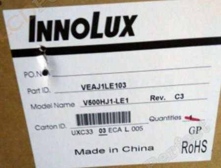 Original V500HJ1-LE1 Innolux Screen Panel 50" 1920*1080 V500HJ1-LE1 LCD Display