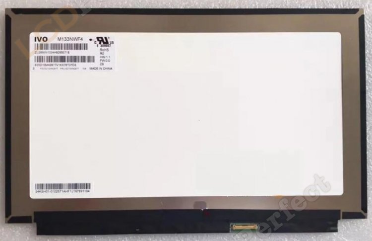 Orignal IVO 13.3-Inch M133NWF4 RA LCD Display 1920×1080 Industrial Screen