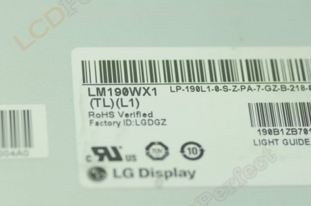 Original LG LM190WX1-TLL1 Screen Panel 19.0" 1440x900 LM190WX1-TLL1 LCD Display