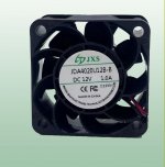 Original JDA4020U12B-B Cooling Fan DC 12V 7.8W 2-wires JDA4020U12B-B Fans