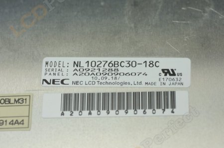 Original NL10276BC30-18C NEC Screen Panel 15.0" 1024x768 NL10276BC30-18C LCD Display
