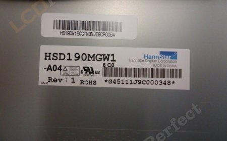 Original HSD190MGW1-A04 19" 1440*900 HannStar Screen Panel HSD190MGW1-A04 LCD Display