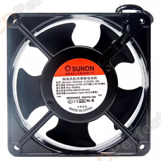 Original SUNON DP200A 2123XBL.GN Cooling Fan AC 220V 22W 2-wires DP200A 2123XBL.GN Fans