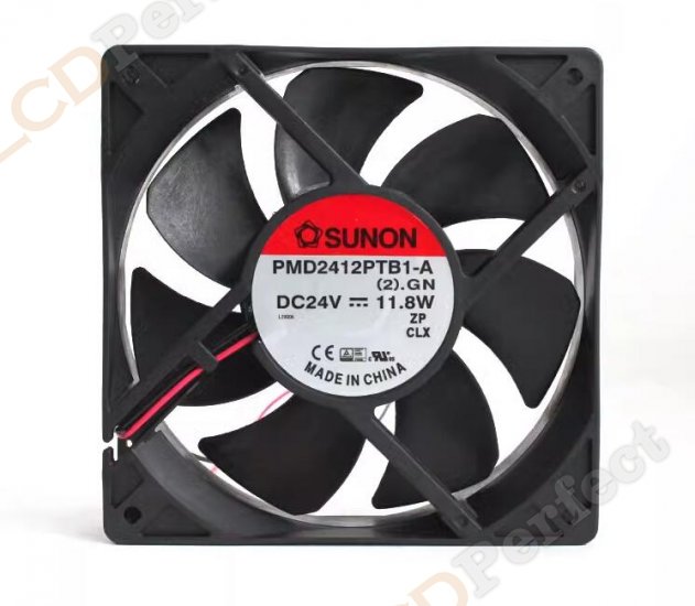 Original SUNON PMD2412PTB1-A (2).GN Cooling Fan DC 24V 11.8W 2-wires PMD2412PTB1-A (2).GN Fans