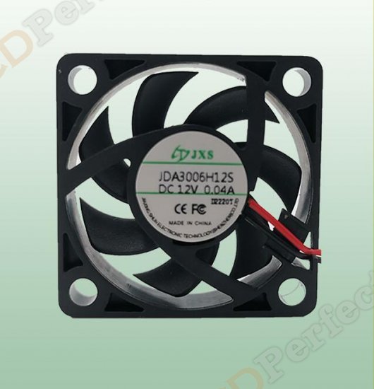 Original JDA3006H12S Cooling Fan DC 12V 0.72W 2-wires JDA3006H12S Fans