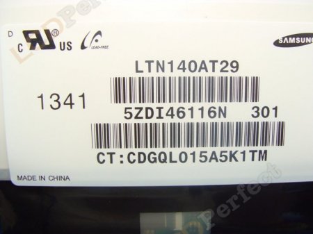 Original LTN140AT29-301 SAMSUNG Screen Panel 14.0" 1366x378 LTN140AT29-301 LCD Display