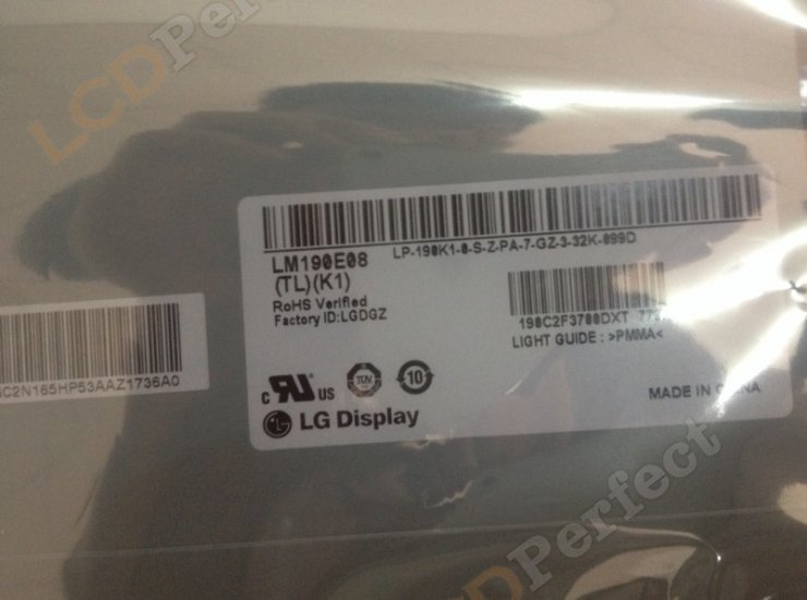 Original LM190E08-TLK1 LG Screen Panel 19\" 1280*1024 LM190E08-TLK1 LCD Display
