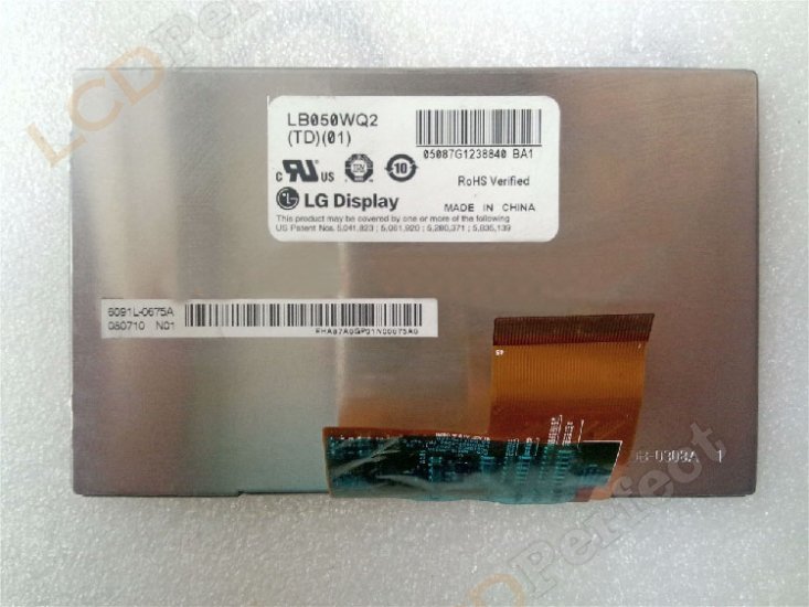 Original LB050WQ2-TD01 LG Screen Panel 5\" 480*272 LB050WQ2-TD01 LCD Display