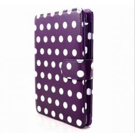 PU Leather Case Cover Fashionable lovely POLKA DOT Pouch For Amazon Kindle Paperwhite/Kindle 4