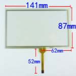 New 6.0 inch Touch Screen Panel 141mmx87mm for GPS Avigraph