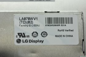 Original LA070WV1-TD02 LG Screen Panel 7" 800x480 LA070WV1-TD02 LCD Display