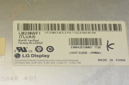 Original LM230WF1-TLA3 LG Screen Panel 23.0" 1920x1080 LM230WF1-TLA3 LCD Display