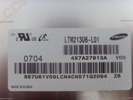 Original LTM213U6-L01 SAMSUNG 21.3"1600x1200 LTM213U6-L01 LCD Display