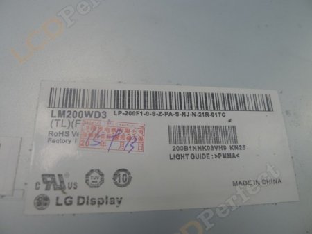 Original LG LM200WD3-TLF1 Screen Panel 20.0" 1600x900 LM200WD3-TLF1 LCD Display