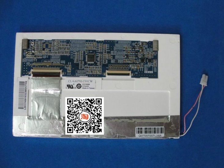 (image for) Original CLAA070LC01CW CPT Screen Panel 7\" 800x480 CLAA070LC01CW LCD Display