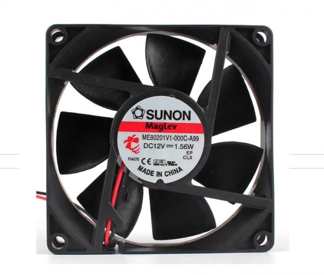 (image for) Original SUNON ME80201V1-000C-A99 Cooling Fan DC 12V 1.56W 2-wires ME80201V1-000C-A99 Fans