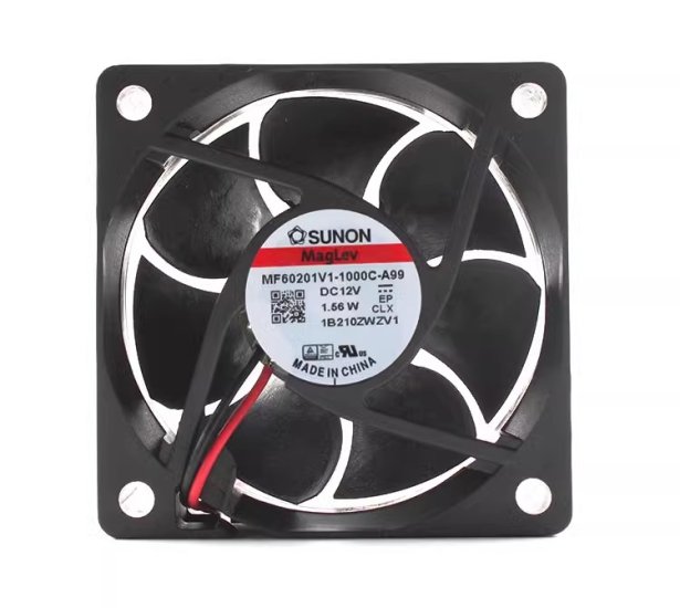 (image for) Original SUNON MF60201V1-1000C-A99 Cooling Fan DC 12V 1.56W 2-wires MF60201V1-1000C-A99 Fans