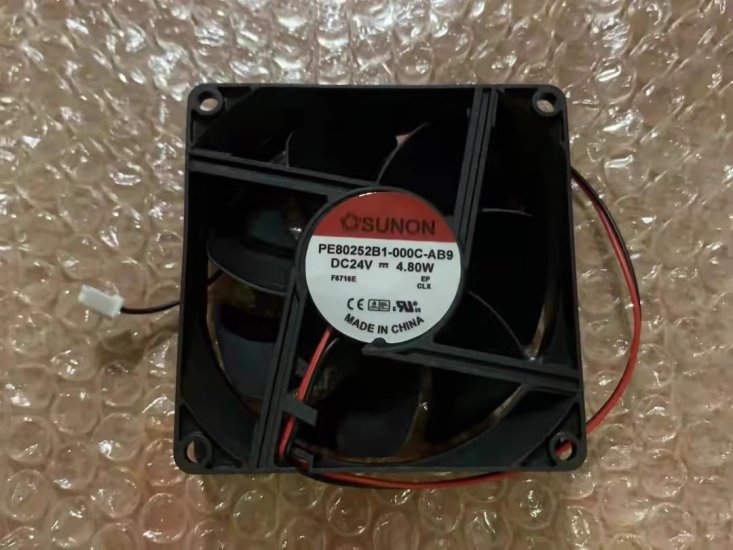 (image for) Original SUNON PE80252B1-000C-AB9 Cooling Fan DC 24V 4.8W 2-wires PE80252B1-000C-AB9 Fans