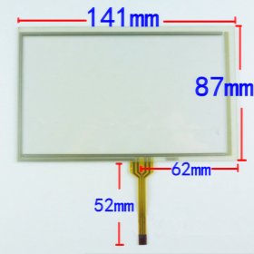 New 6.0 inch Touch Screen Panel 141mmx87mm for GPS Avigraph